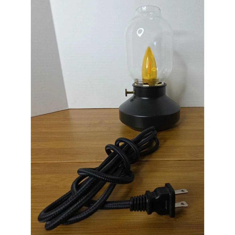 IKEA TARNABY Table‎ Lamp with Dimmer Knob Anthracite Black TÄRNABY